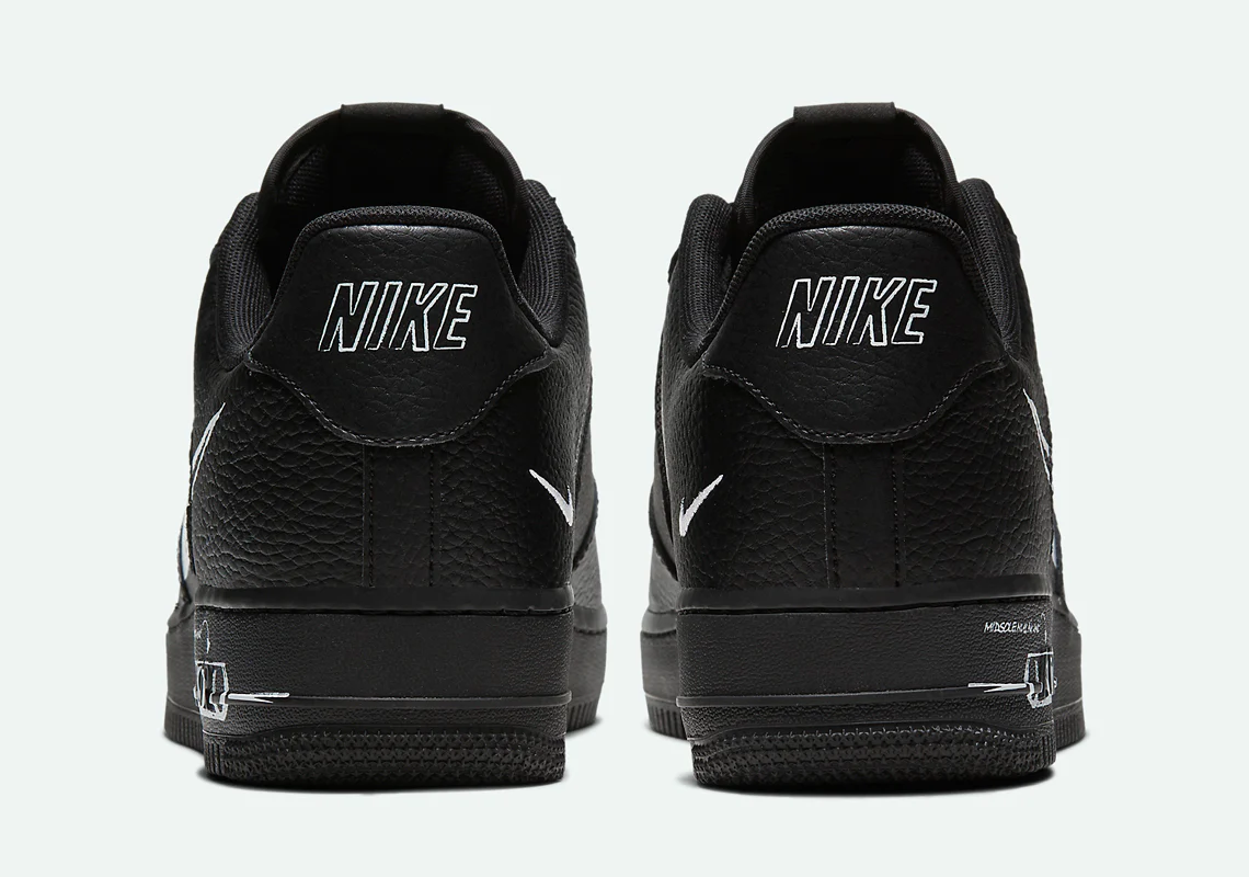 Nike - Air Force 1 Low Sketch Black – Image 6