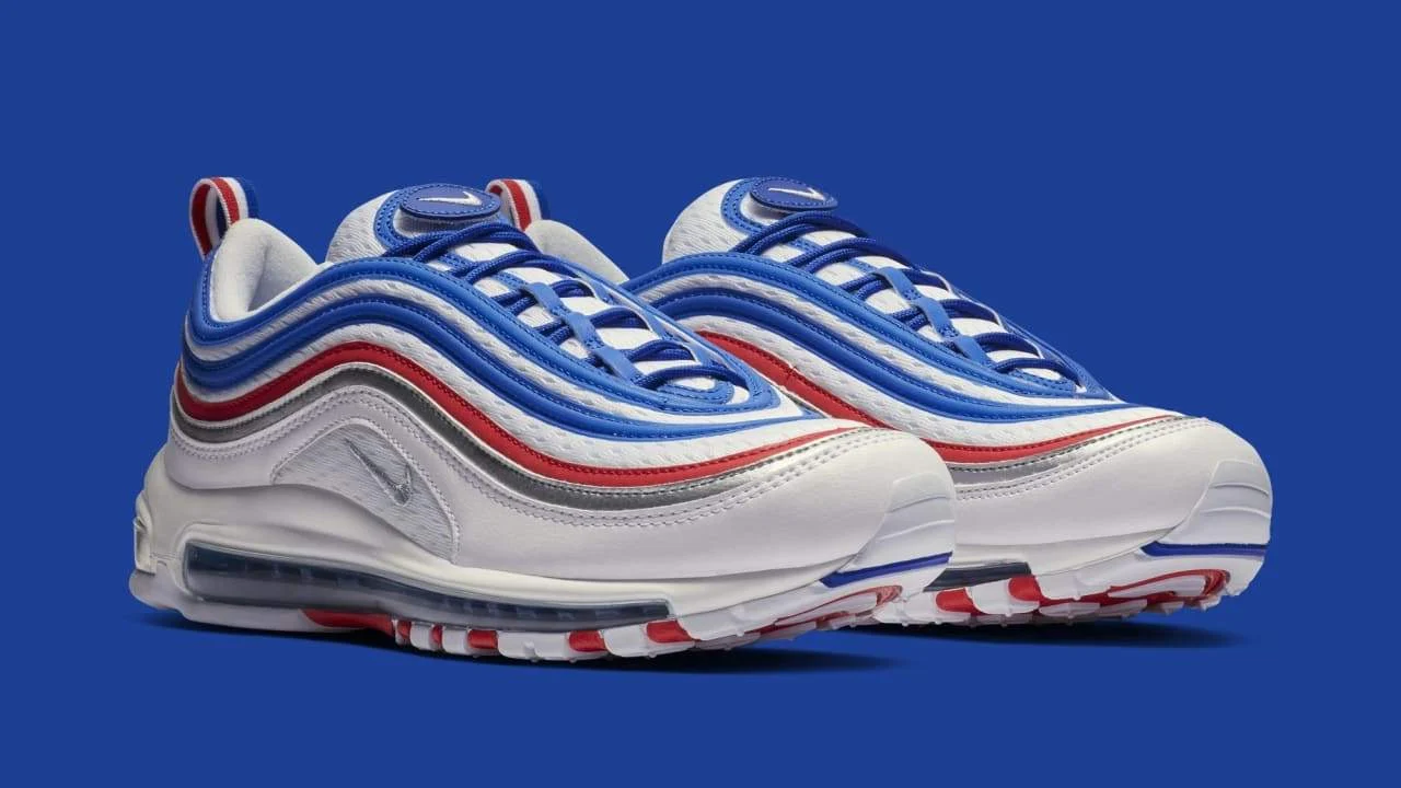 Nike - Air Max 97 Game Royal Metallic Silver University Red – Image 3