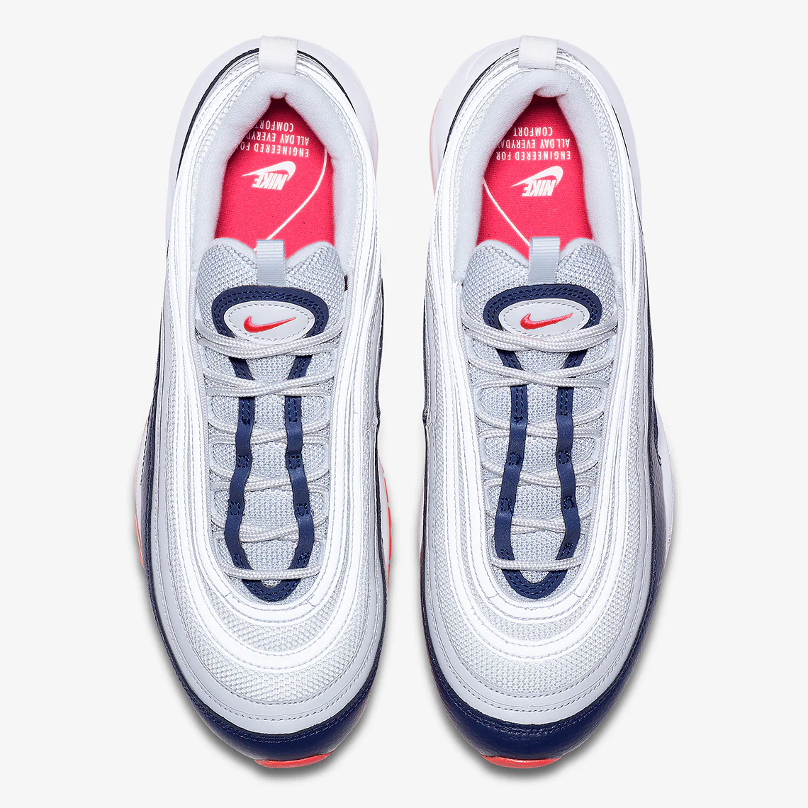 Nike - Air Max 97 Midnight Navy Racer Pink Laser Orange – Image 5