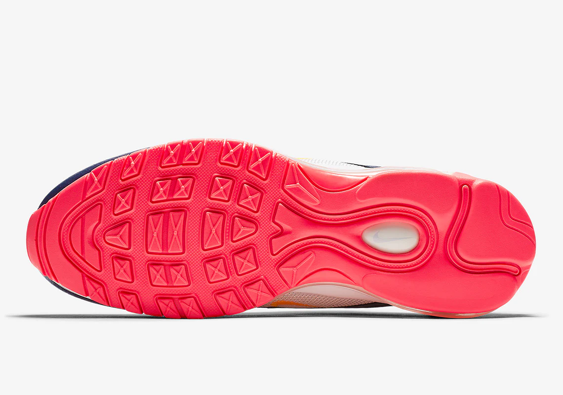 Nike - Air Max 97 Midnight Navy Racer Pink Laser Orange – Image 7