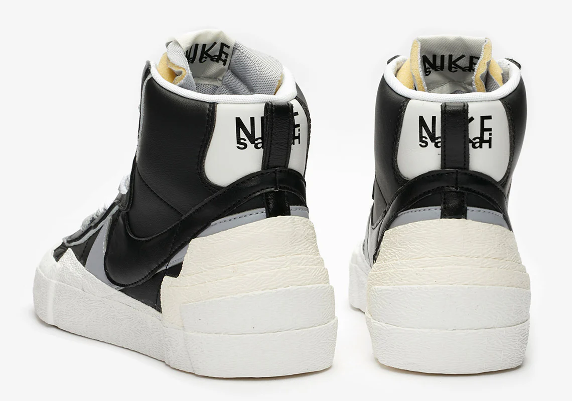 Nike - Blazer Mid sacai Black Grey – Image 5