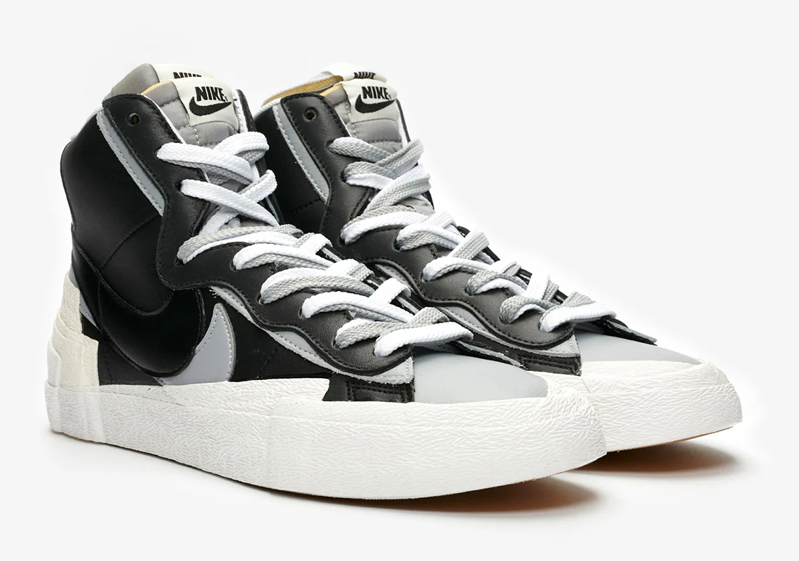 Nike - Blazer Mid sacai Black Grey – Image 3