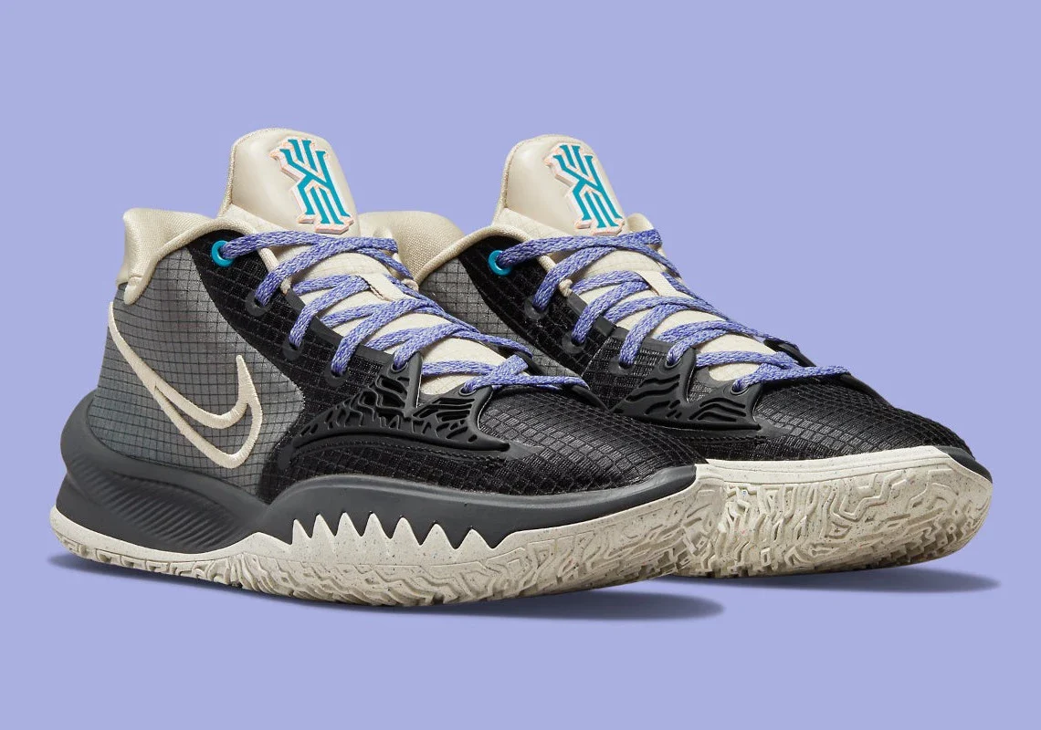 Nike Kyrie 4 Low Black Grey Rattan – Image 3