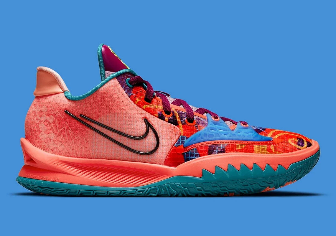 Nike Kyrie 4 Low Bright Crimson Aquatone – Image 2