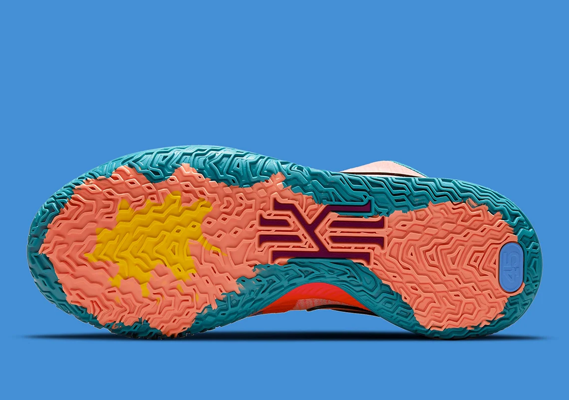 Nike Kyrie 4 Low Bright Crimson Aquatone – Image 8