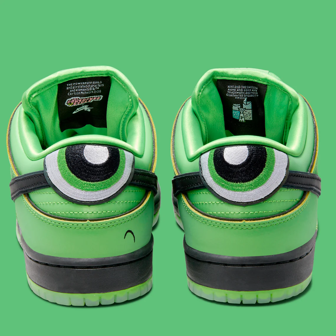 Nike SB Dunk Low The Powerpuff Girls Buttercup – Image 9