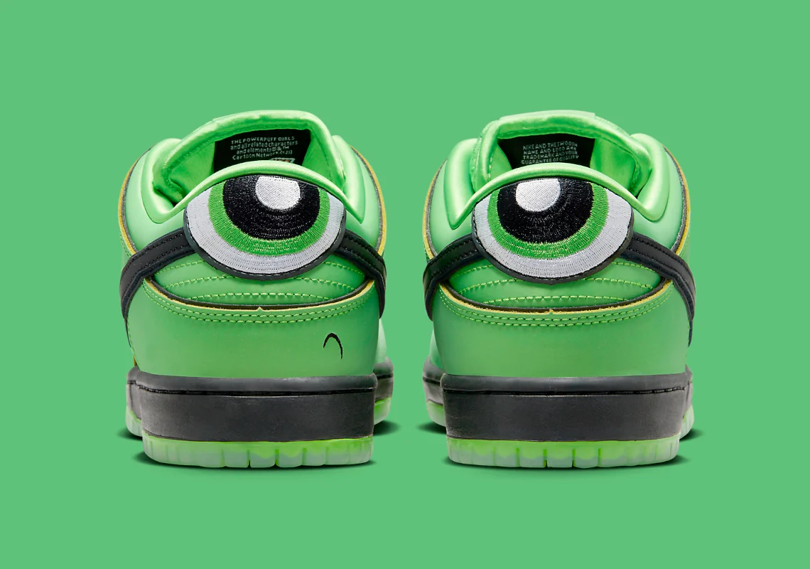 Nike SB Dunk Low The Powerpuff Girls Buttercup – Image 6