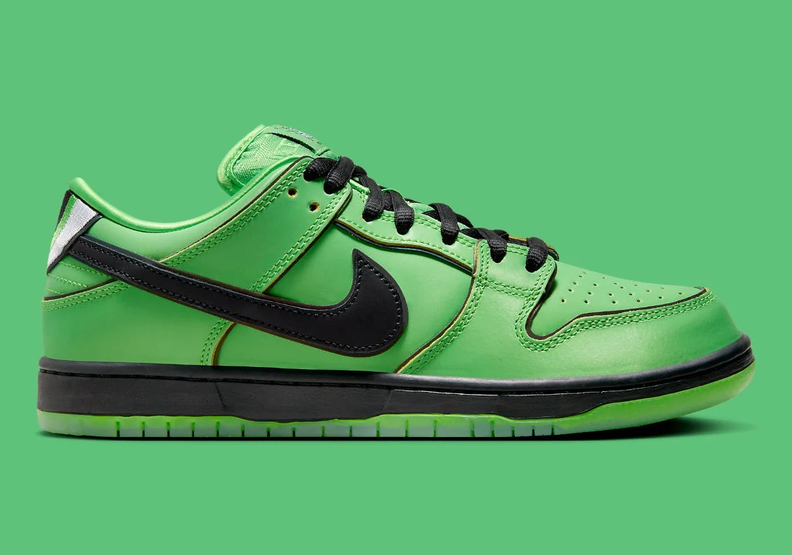 Nike SB Dunk Low The Powerpuff Girls Buttercup – Image 2