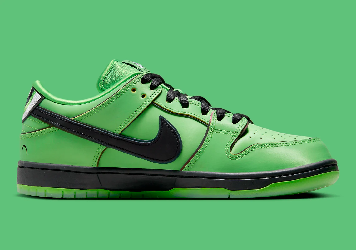 Nike SB Dunk Low The Powerpuff Girls Buttercup – Image 4
