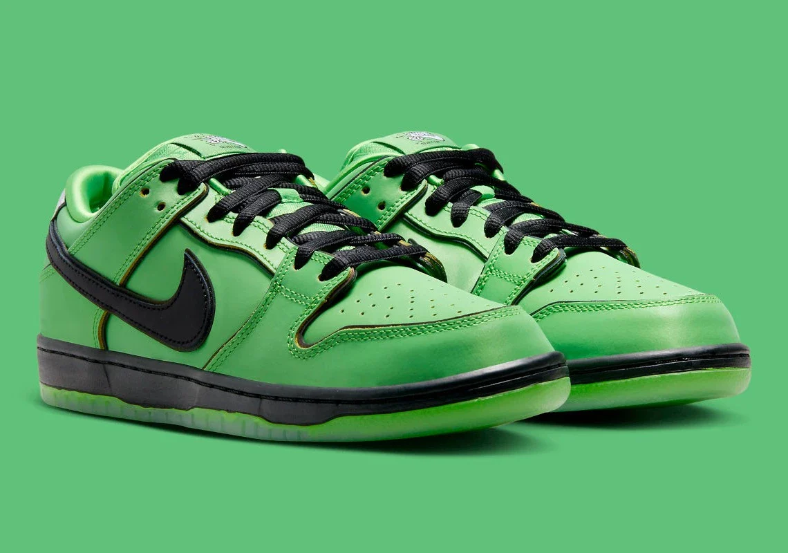 Nike SB Dunk Low The Powerpuff Girls Buttercup – Image 3