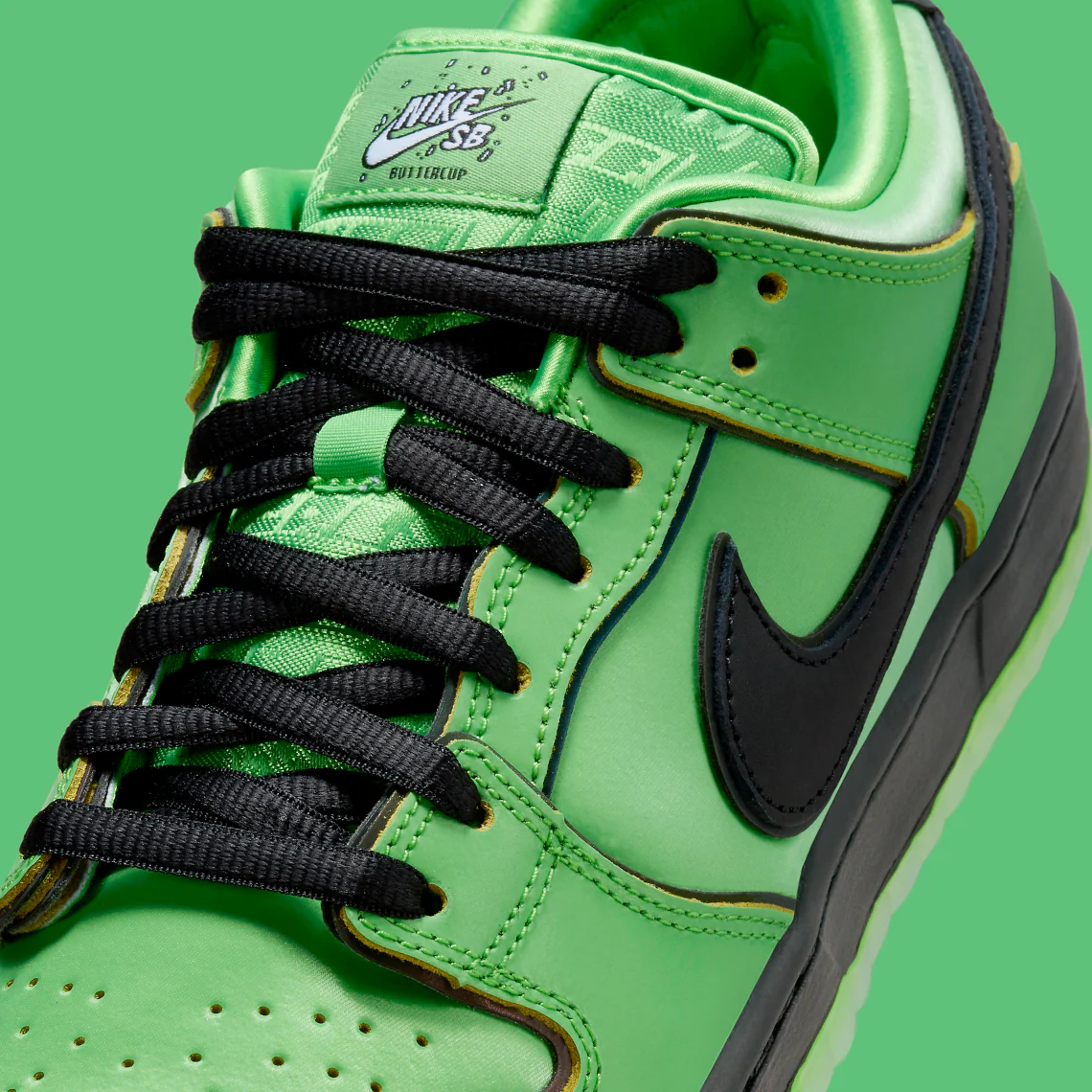 Nike SB Dunk Low The Powerpuff Girls Buttercup – Image 7