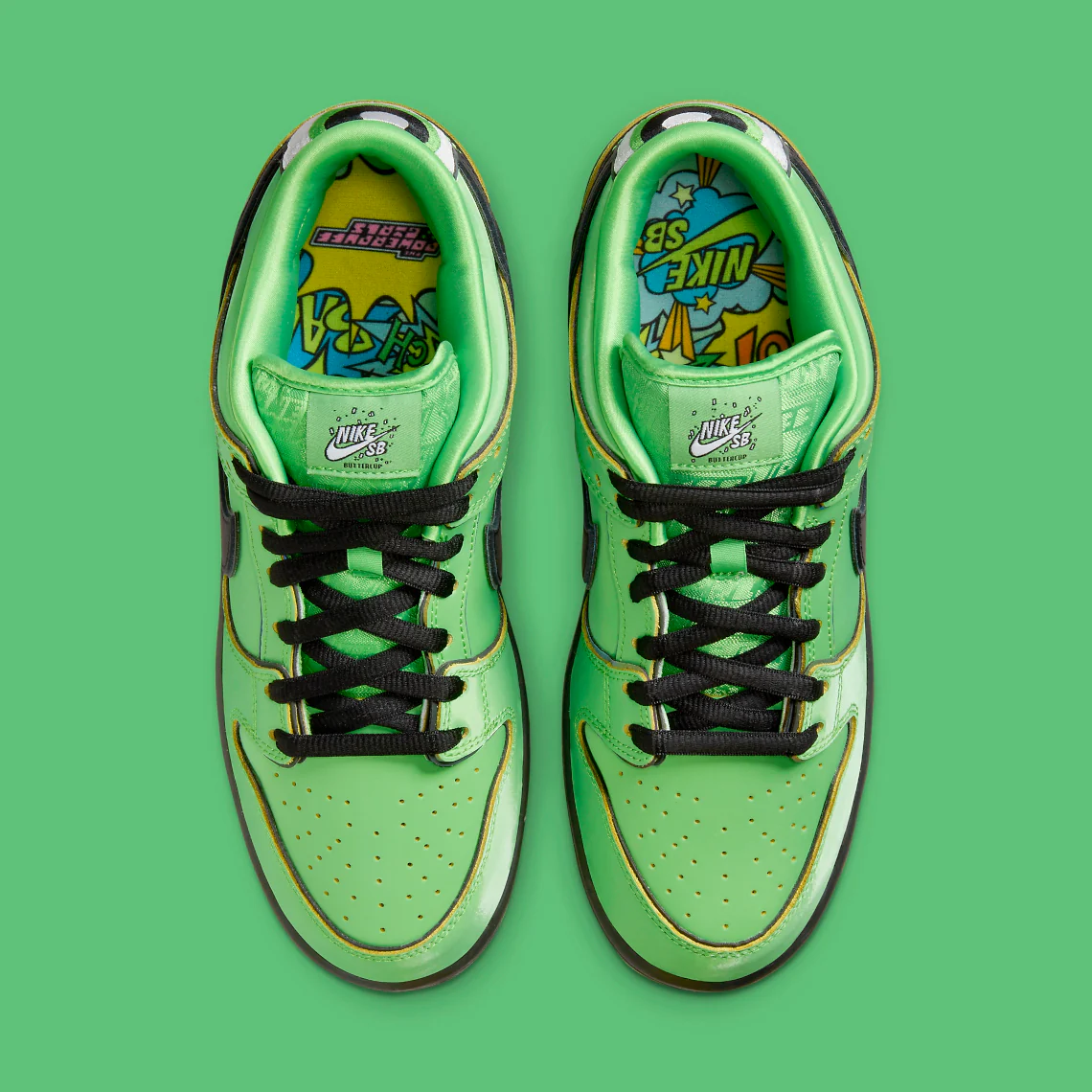 Nike SB Dunk Low The Powerpuff Girls Buttercup – Image 5