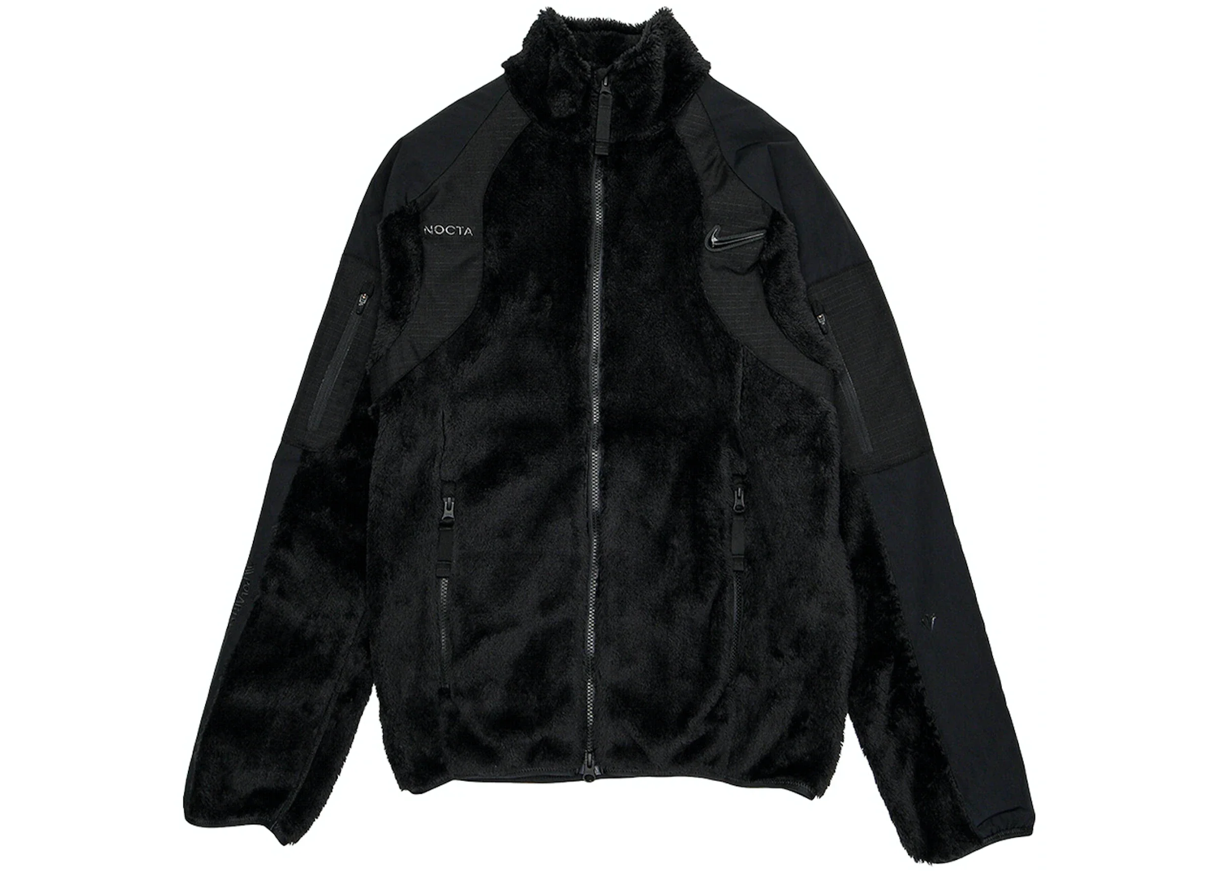 Nike x Drake NOCTA Polar Fleece Jacket Black – Image 2