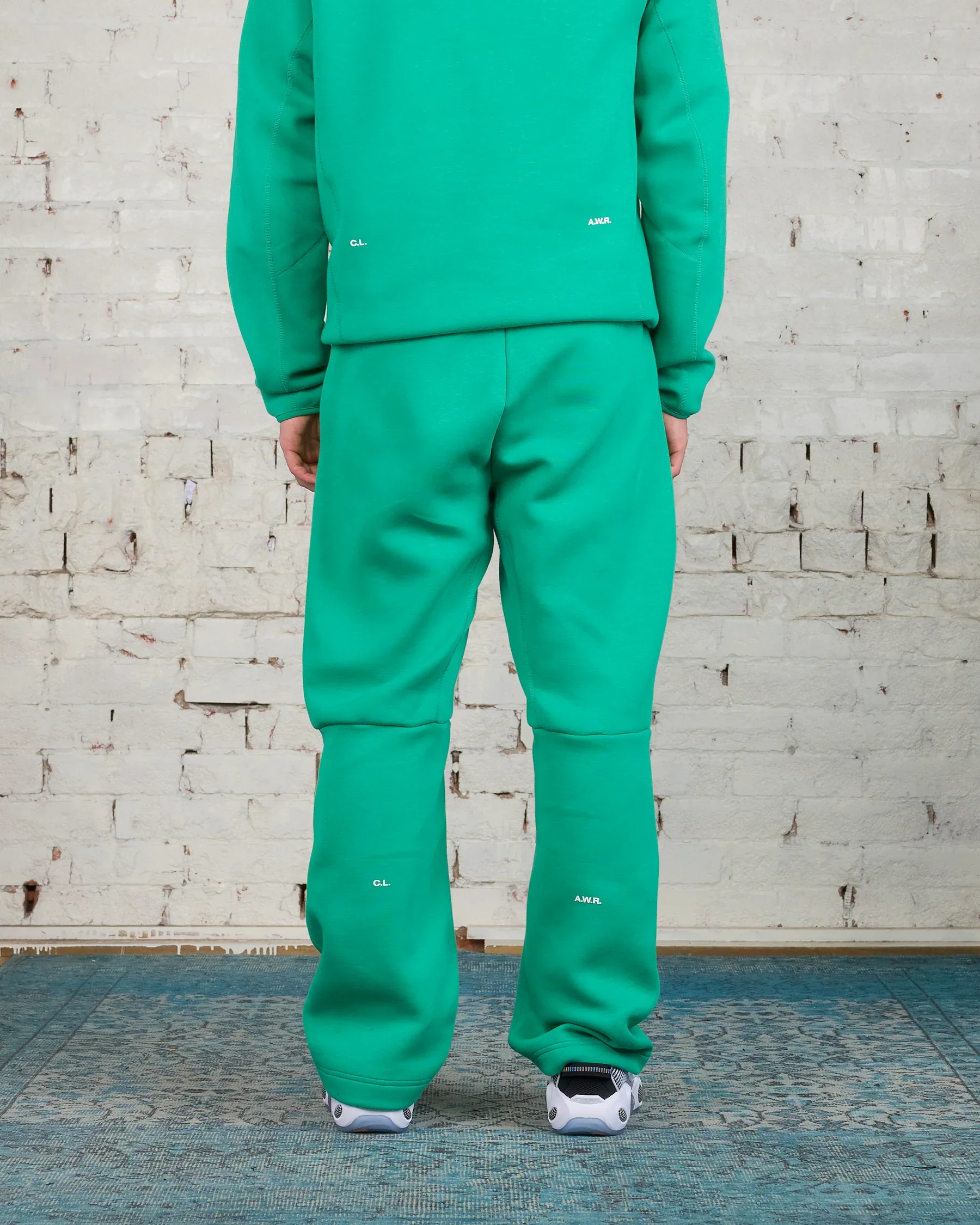 Nike x NOCTA Tech Fleece Open Hem Pant Stadium Green/Sail – Image 9