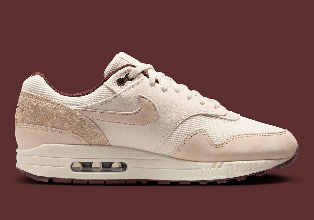 Nike Air Max 1 Sail Burgundy Crush