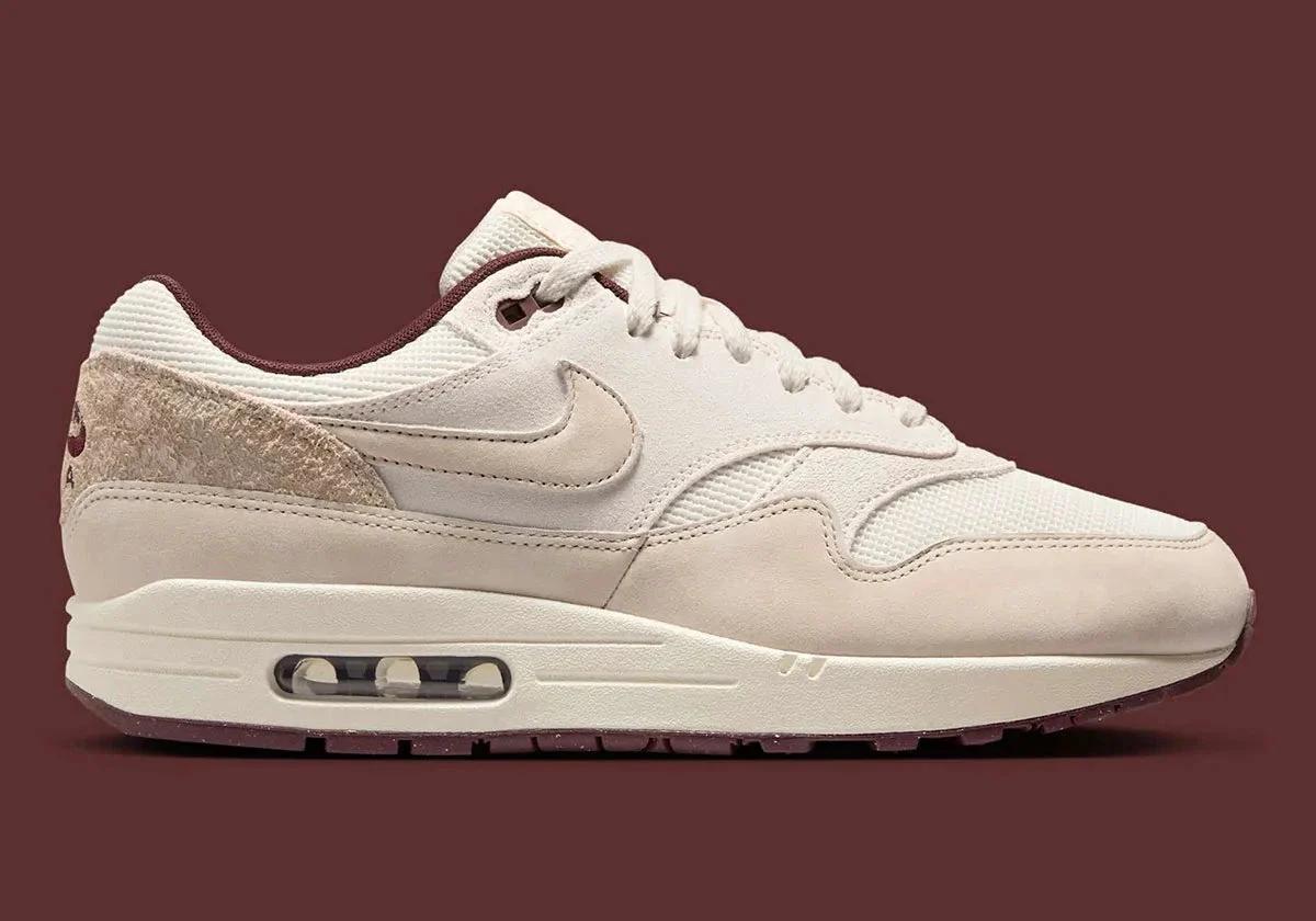 Nike Air Max 1 Sail Burgundy Crush – Image 4