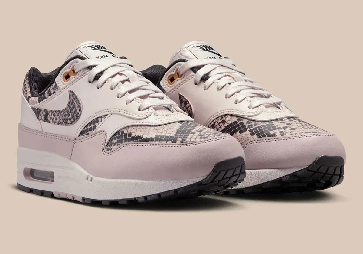 Nike Air Max 1 Snakeskin Light Orewood Brown – Image 3