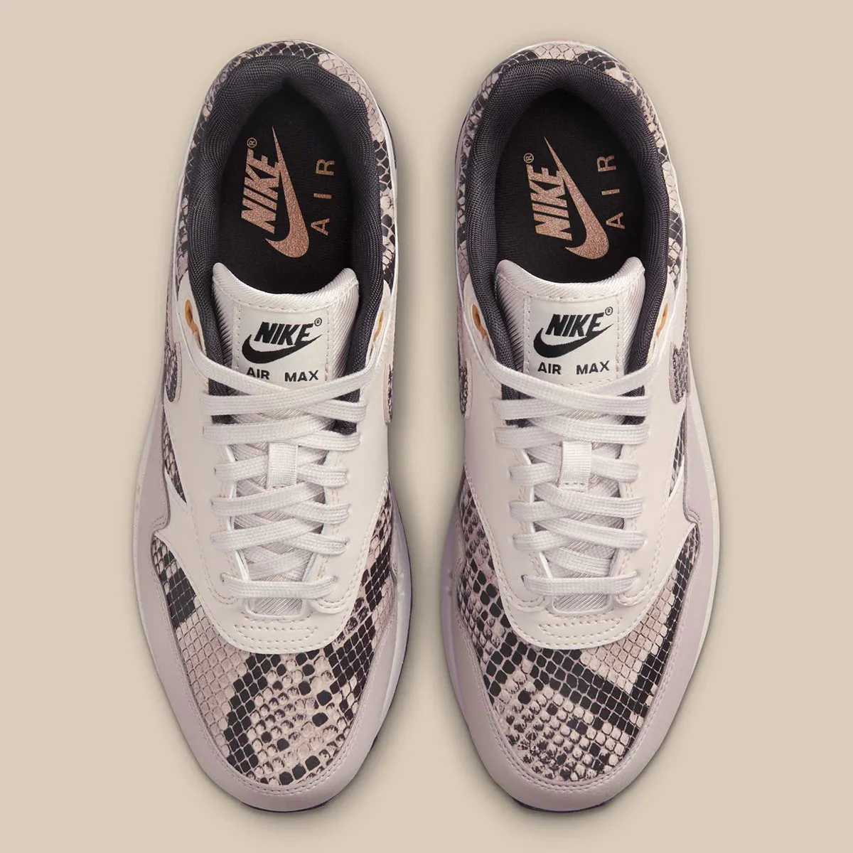 Nike Air Max 1 Snakeskin Light Orewood Brown – Image 5