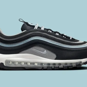 Nike Air Max 97 Black Iron Grey Blue Tint