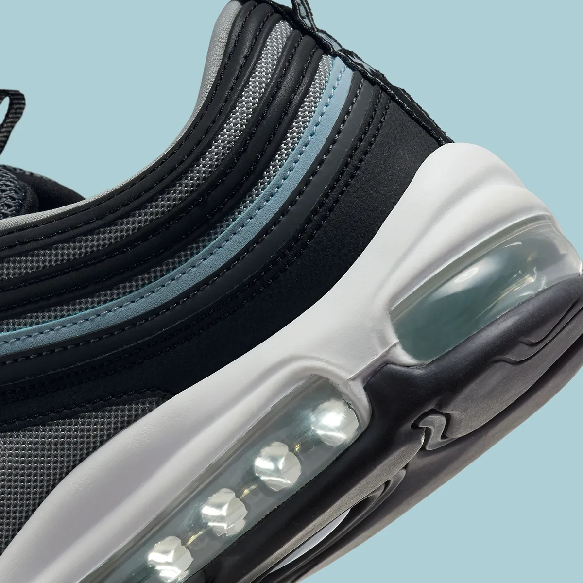 Nike Air Max 97 Black Iron Grey Blue Tint – Image 8