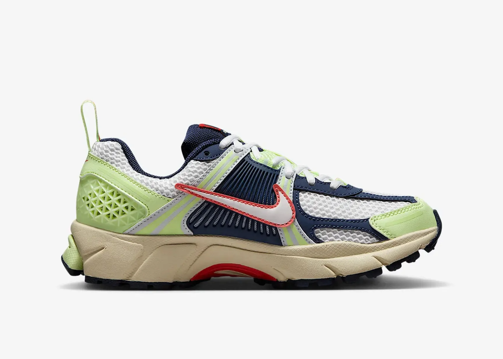 Nike Zoom Vomero 5 Barely Volt Midnight Navy Pure Platinum White (GS) – Image 4