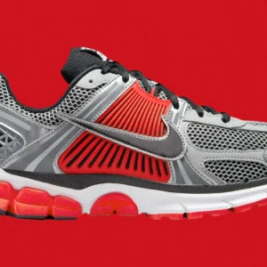 Nike Zoom Vomero 5 Bright Crimson Metallic Silver