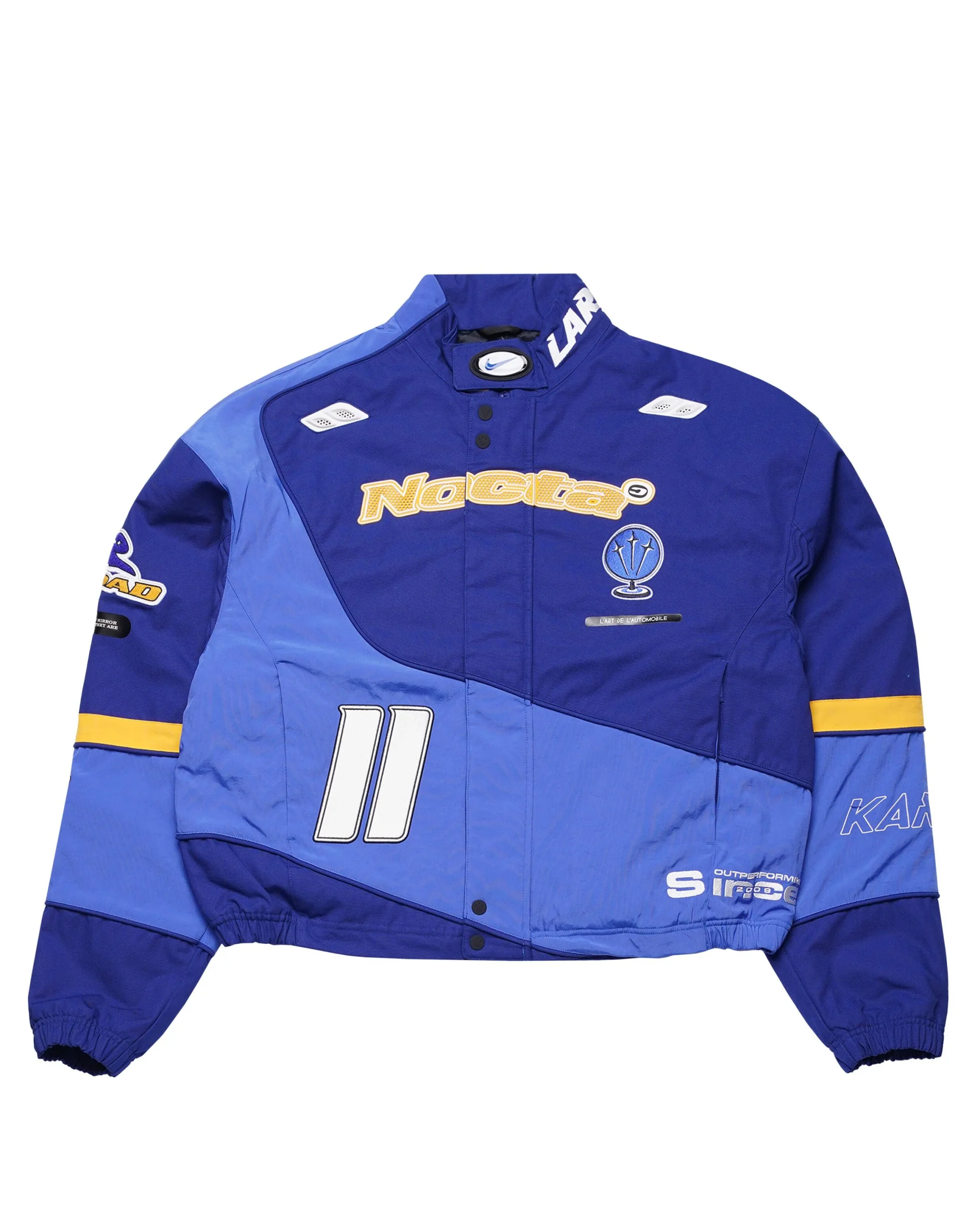 Nike x NOCTA L'Art Racing Jacket Deep Royal Blue/Racer Blue/Phantom – Image 2