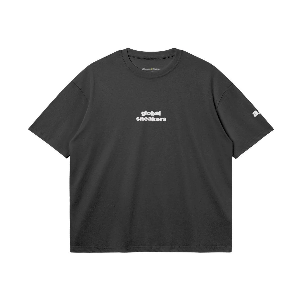 T-shirt Global Sneakers x Ailleurs/Higher “Marseille” Noir – Image 2