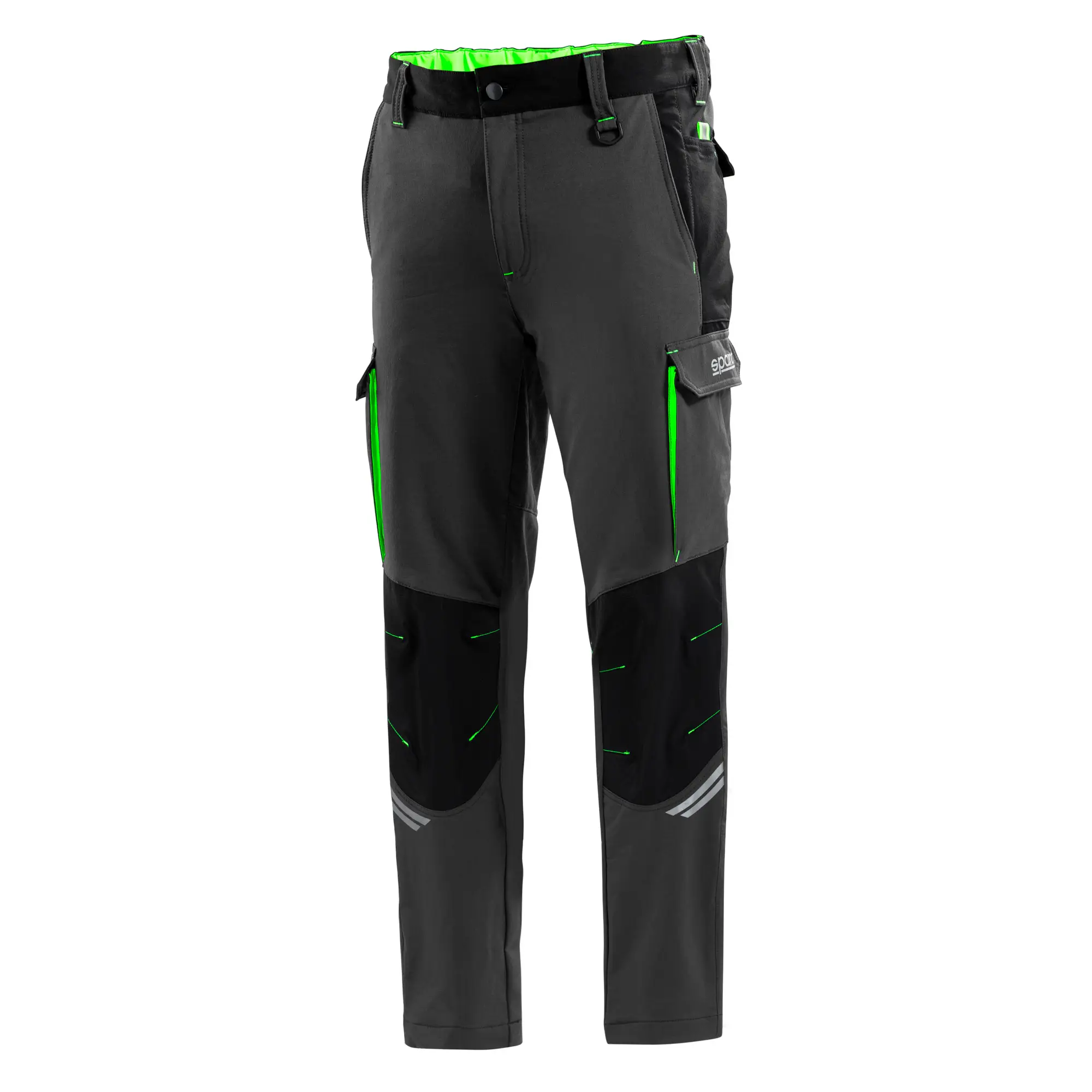 Pantalon Tech Oregon Gris/Vert – Image 2