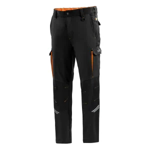 Pantalon Tech Oregon Noir/Orange