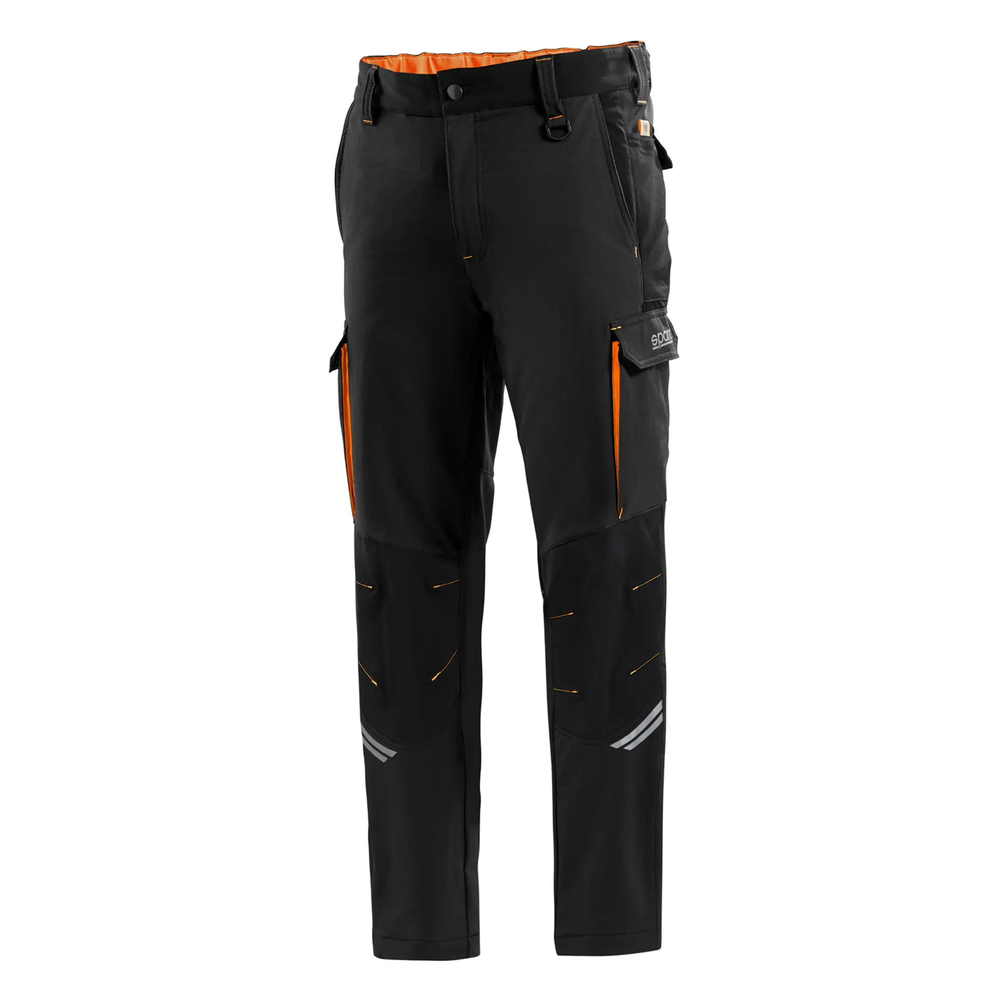 Pantalon Tech Oregon Noir/Orange – Image 2