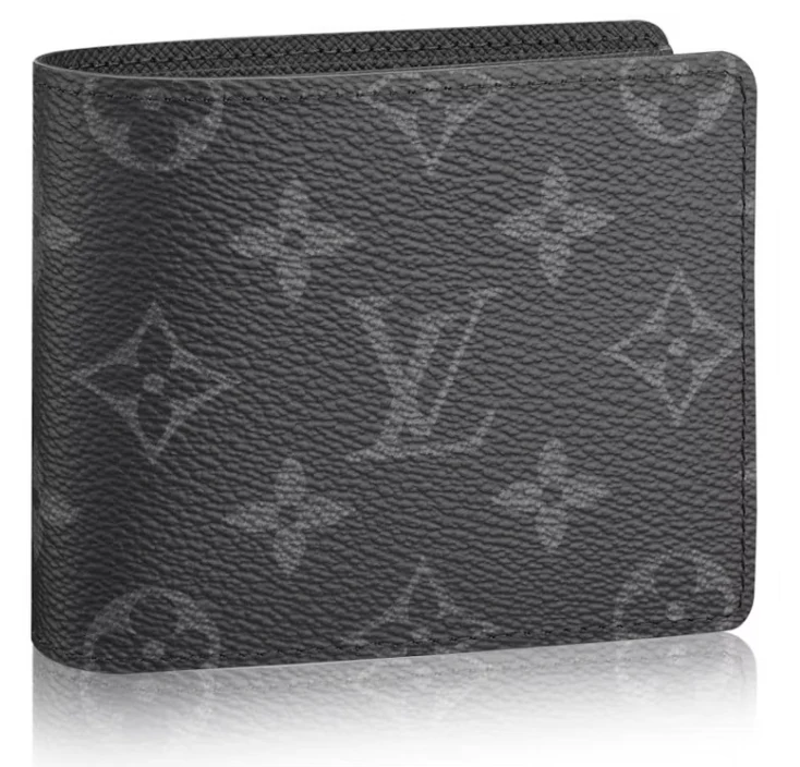 Portefeuille Louis Vuitton Monogram Eclipse Gris – Élégance intemporelle – Image 2