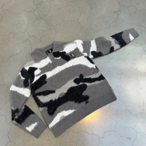 PULL DOMRICH MOHAIR NOIR