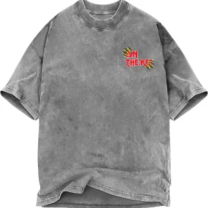 TEE-SHIRT ON THE KET IRON MAIDEN KILLERS GRIS