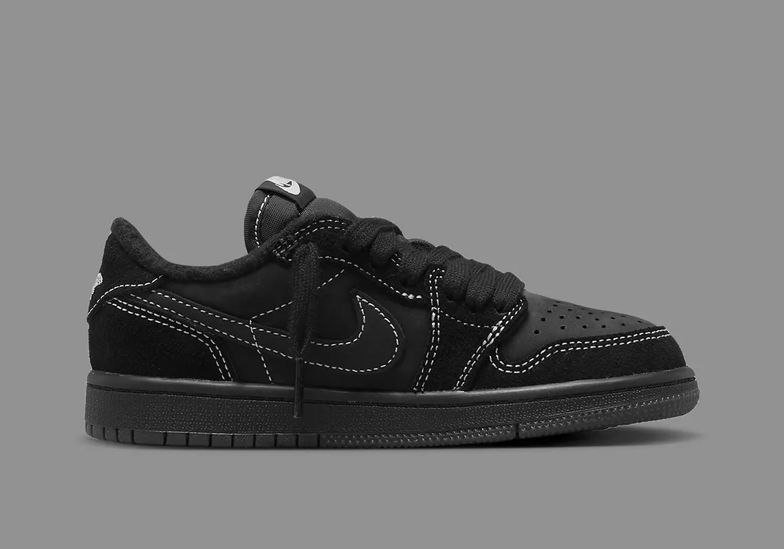 Jordan 1 Retro Low OG SP Travis Scott Black Phantom (TD) – Image 3