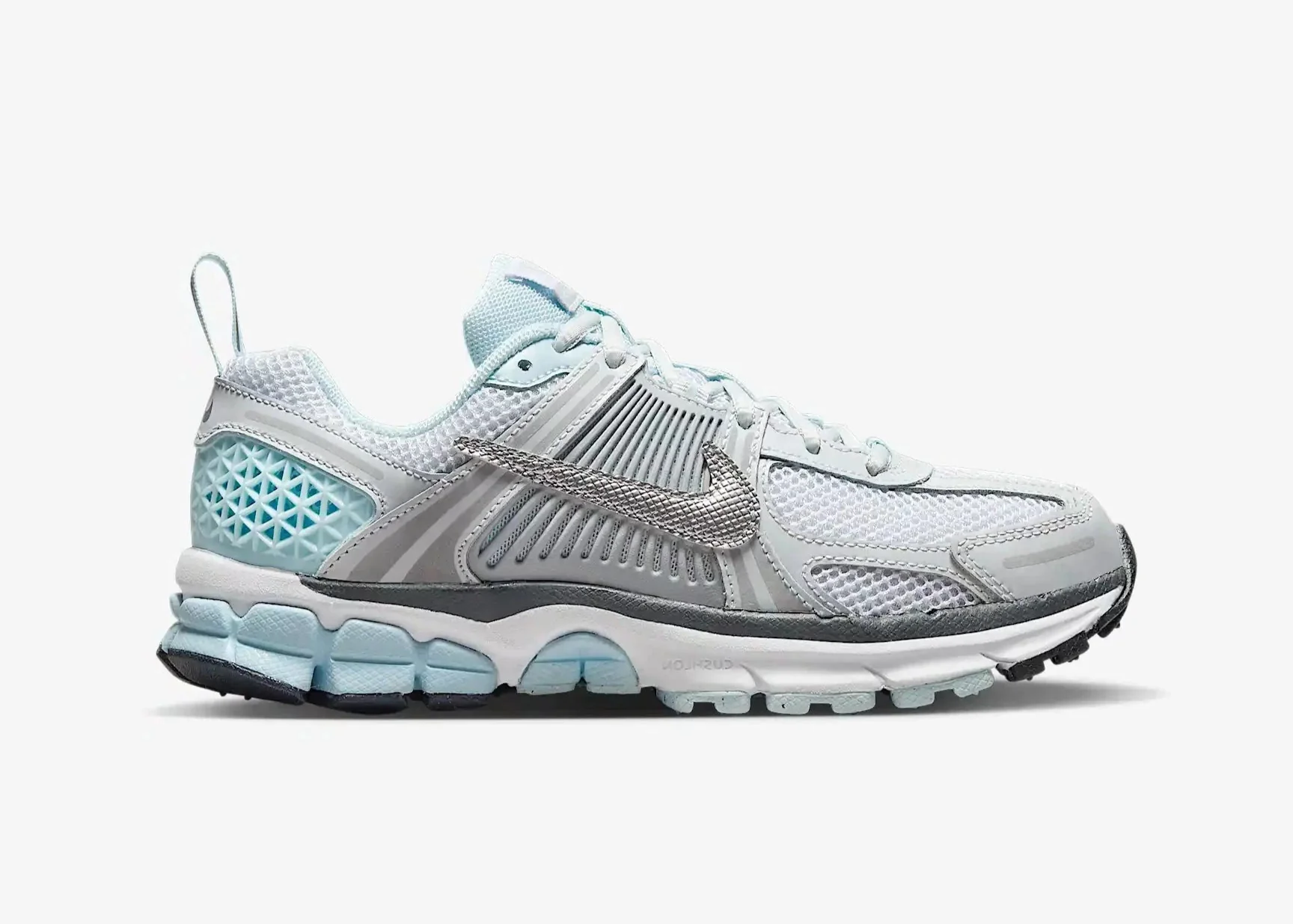 Nike Vomero 5 Pure Platinum Glacier Blue Wolf Grey Metallic Silver (GS) – Image 2