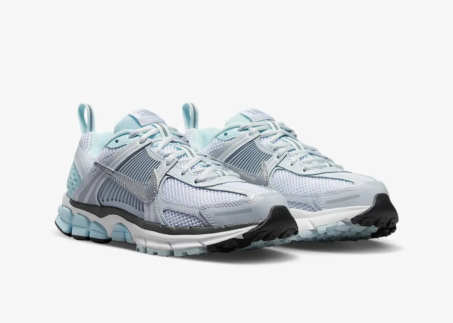 Nike Vomero 5 Pure Platinum Glacier Blue Wolf Grey Metallic Silver (GS) – Image 3