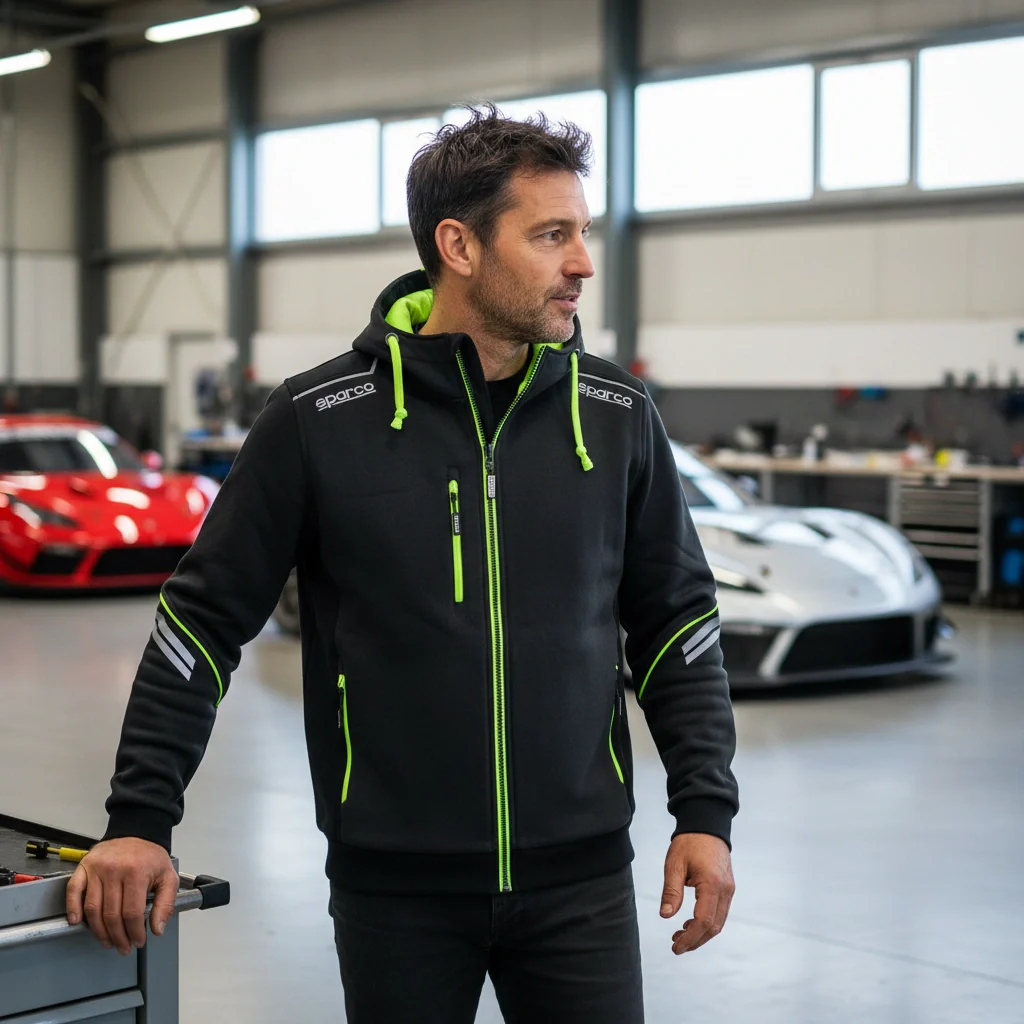 Veste Tech Colorado Gris/Vert – Image 3