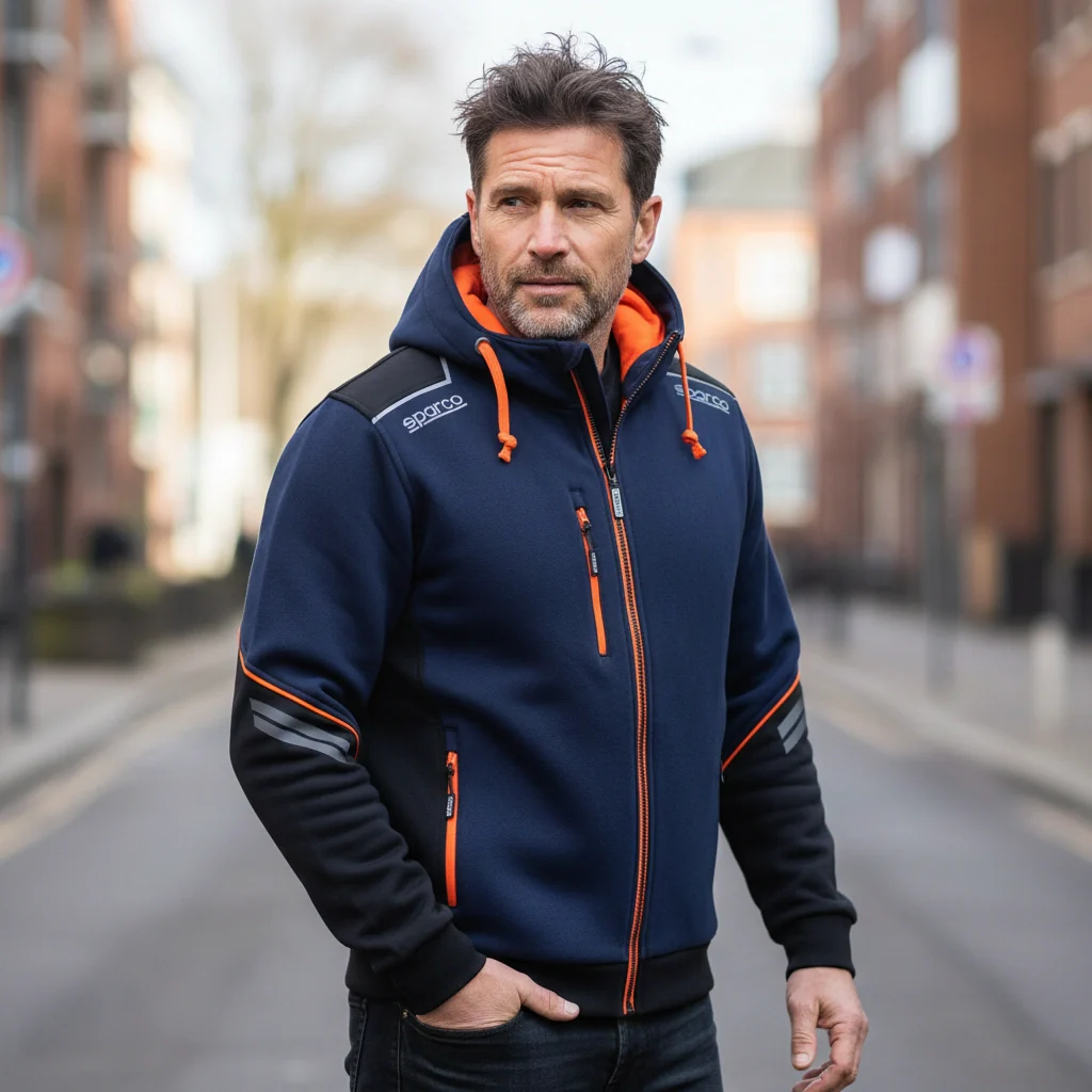 Veste Tech Colorado Marine/Orange – Image 3