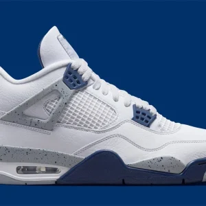Jordan 4 Retro White Midnight Navy