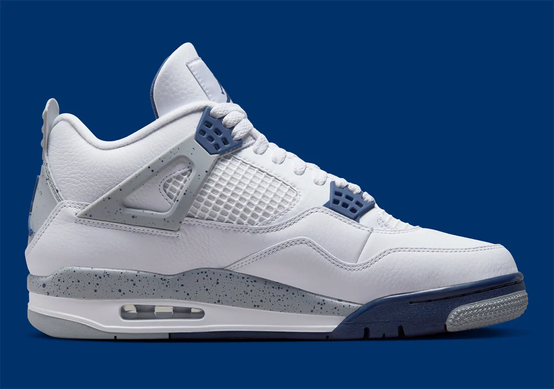 Jordan 4 Retro White Midnight Navy – Image 4