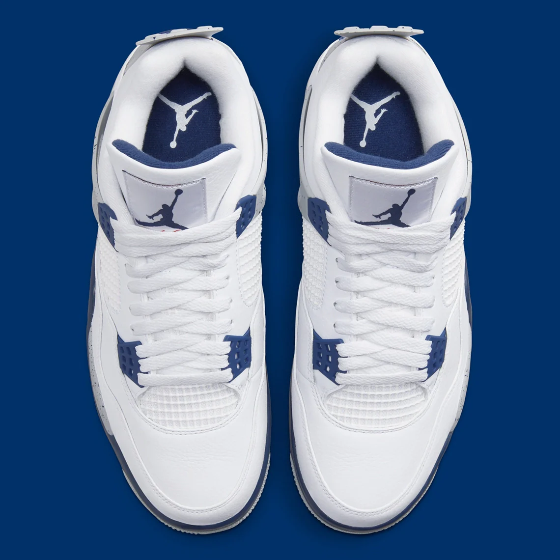 Jordan 4 Retro White Midnight Navy – Image 5