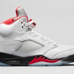 Jordan 5 Retro Fire Red Silver Tongue (2020)