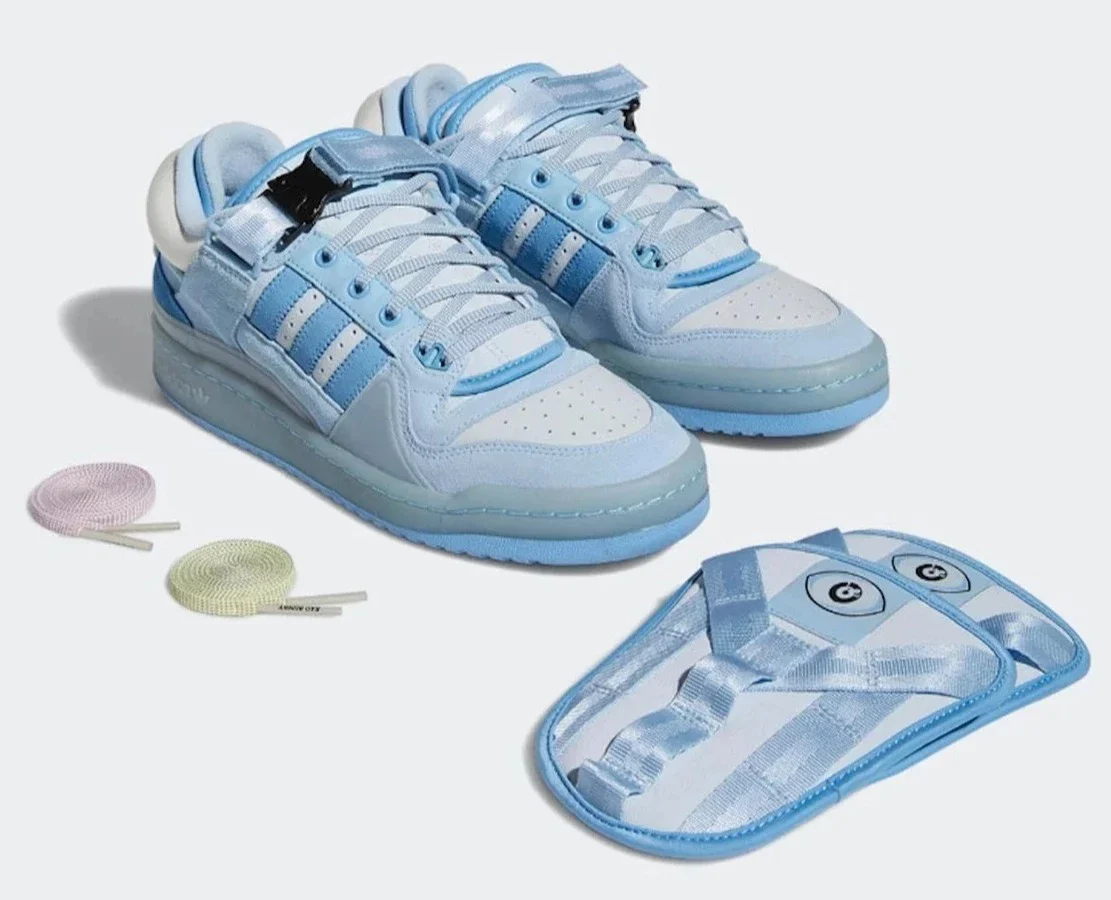 Adidas Forum Buckle Low Bad Bunny Blue Tint – Image 3