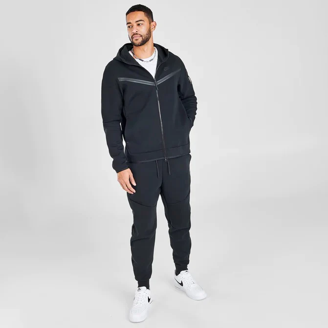 Nike Sportswear Tech Fleece Full Zip Hoodie & Joggers Set – Image 7