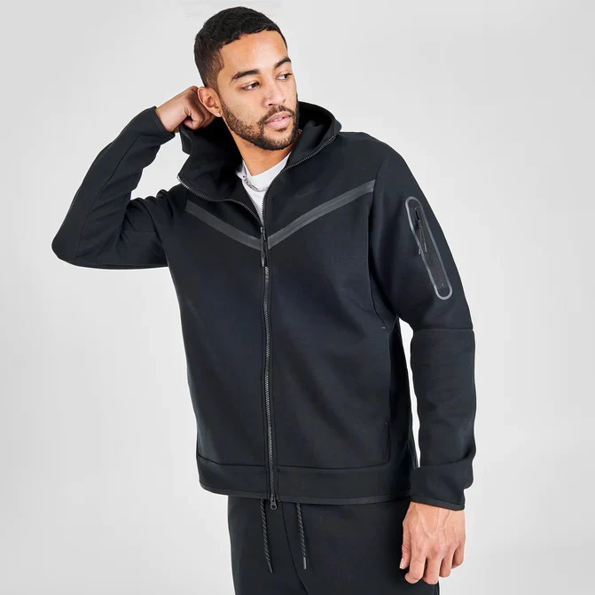 Nike Sportswear Tech Fleece Full Zip Hoodie & Joggers Set – Image 3