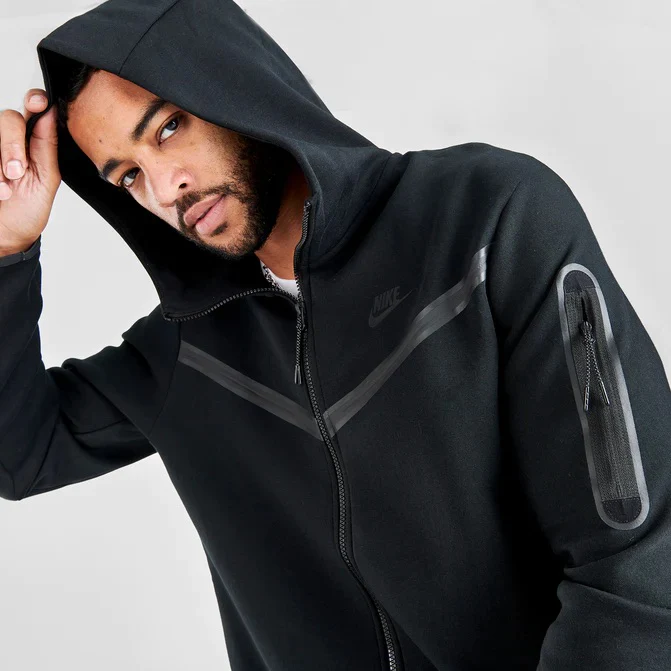 Nike Sportswear Tech Fleece Full Zip Hoodie & Joggers Set – Image 5