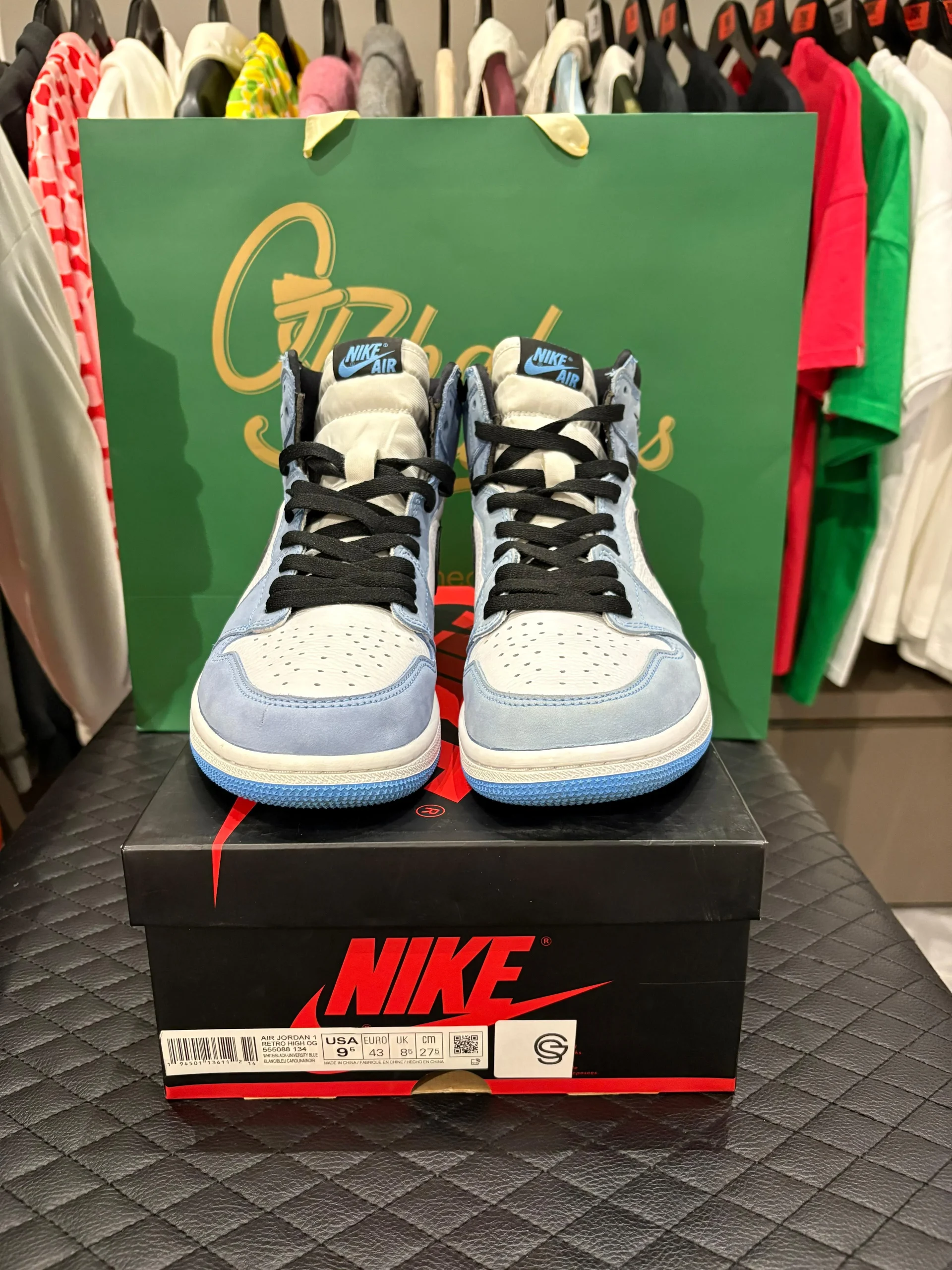 Jordan 1 Retro High OG University Blue OCCASION – Image 5