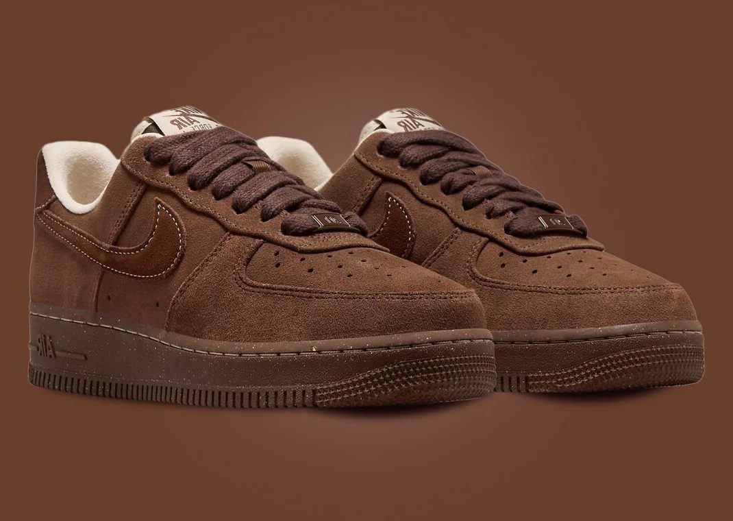 Nike Air Force 1 Low '07 Suede Cacao Wow – Image 3
