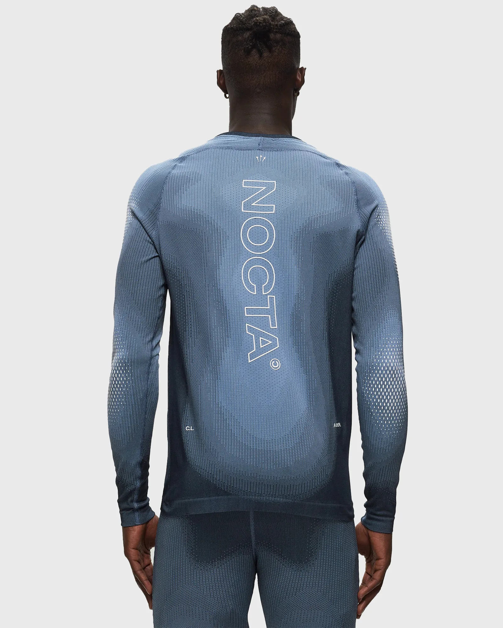Nike x NOCTA NRG Knit Long Sleeve Top Cobalt Bliss/Dark Obsidian – Image 3